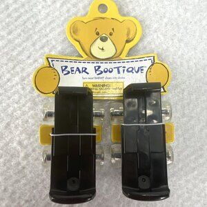 Build A Bear Roller Skates Adjustable Attaches To Most BAB Shoes Black NWT